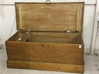 Primitive Wood Lift Top Box (20 Inches Tall X