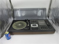 Table tournante avec platine cassette et equalizer