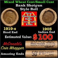 Small Cent Mixed Roll Orig Brandt McDonalds Wrappe