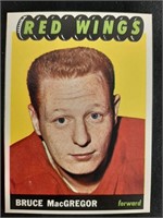 1965-66 Topps NHL Bruce MacGregor Card