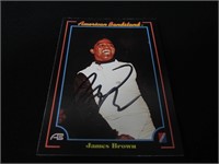 James Brown signed collectors card COA