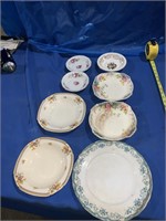 Qty of vintage dishes various names