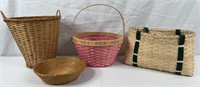 Woven Tote Basket w/ Straps, Easter Basket & more