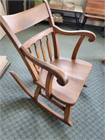 Wood Rocking Chair, Antique