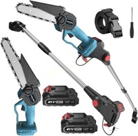 2-in-1 Cordless Pole Saw & Mini Chainsaw