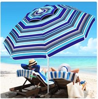 Beach Sand Umbrella Portable Outdoor: 7ft