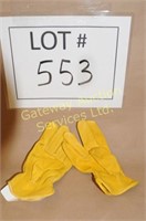 Yel Leather Work Gloves