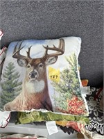 deer pillow and other pillows