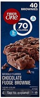 Fiber One Chocolate Fudge Brownie, 40 ct./0.89 oz.