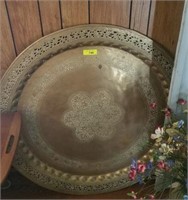 LARGE BRASS TRAY/TABLE TOP