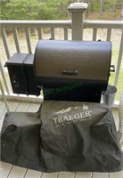 Traeger brand wood pellet grill - barely used