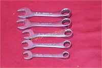 Craftsman SAE Stubby Combination End Wrenches