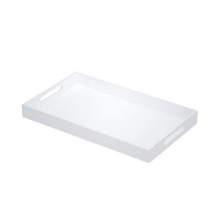 NIUBEE Acrylic Serving Tray 12x20 Inches -Spill P