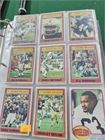 1976 complete foot ball card set