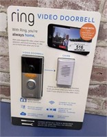 RING VIDEO DOORBELL CAMERA & MOUNTING KIT (NIP)