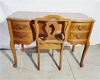 Vintage Vanity Desk and Chair
