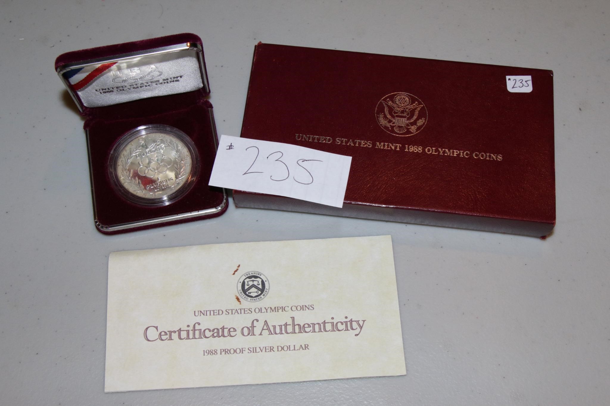 1988 Olympic Silver Dollar