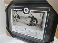 Toronto Maple Leafs, Framed - Signed, Johnny Bower