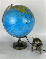 Replogle Scanglobe & Mini Globe with Natural Inlay