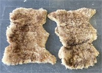 Sheepskin Rugs, Lot of 2