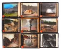 Yellowstone National Park Glass Slide Collection