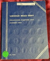 1941- LINCOLN HEAD CENT BOOK W/ APPROX 91 COINS
