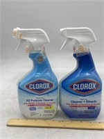 NEW Mixed Lot of 2- Clorox Cleaning Sprays