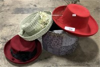 Hat Box & Wool Hats.