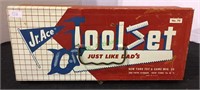 Tool set toy, vintage junior Ace tool set, just
