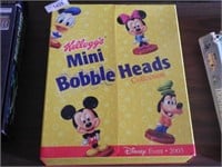2003 Kellogg's Mini Bobble Head Walt Disney Set