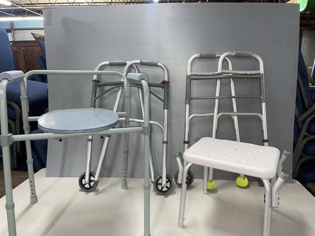 Walkers, Potty Chair and Shower Stool