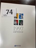 1997 COMMEMORATIVE STAMP COLLECTION WITH STAMPS