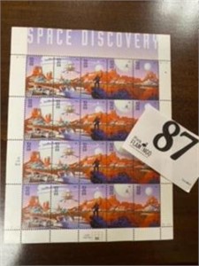 SPACE DISCOVERY STAMPS 1 MINT SHEET