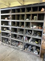 Metal Shop Cabinet w/ contents