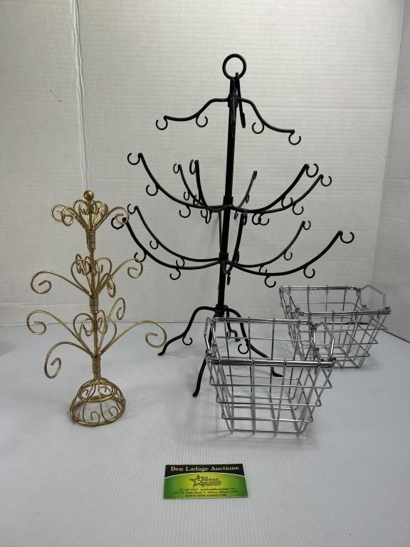 Hooked Jewelry Holders and More