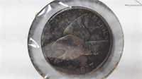 1857 Flying Eagle 1 Cent Coin  VF