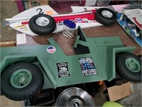 Wooden Jeep shaped Marines sign 21x24
