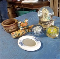 PAPERWEIGHTS, SNOW DOME AND MORE