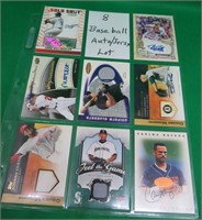 8x Baseball Auto & Jersey Cards Cueto - Duffy ++