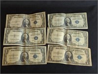 6 - 1935 $1 SILVER CERTIFICATES