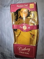 Vintage Musical Cathay Porcelain Doll