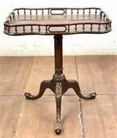 George Iii Influenced Mahogany Pedestal Table