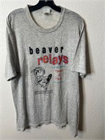 Vintage Beaver Relays Shirt Paper Thin