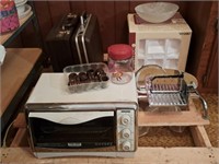 Toaster Oven, Meat Slicer, Briefcases