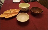 Hall's bowl, stoneware bowls etc
