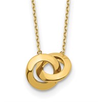 14 Kt- Yellow Gold Contemporary Necklace