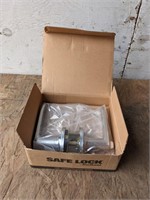 Safe Lock Satin Chrome Interior Door Handle - NEW