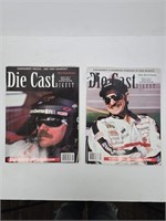 Lot of 2 Dale Earnhardt Die Cast Digest Magazines