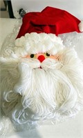 Vintage Handmade Milk Jug Santa