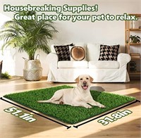 New 51” x 31” indoor or outdoor pet grass mat